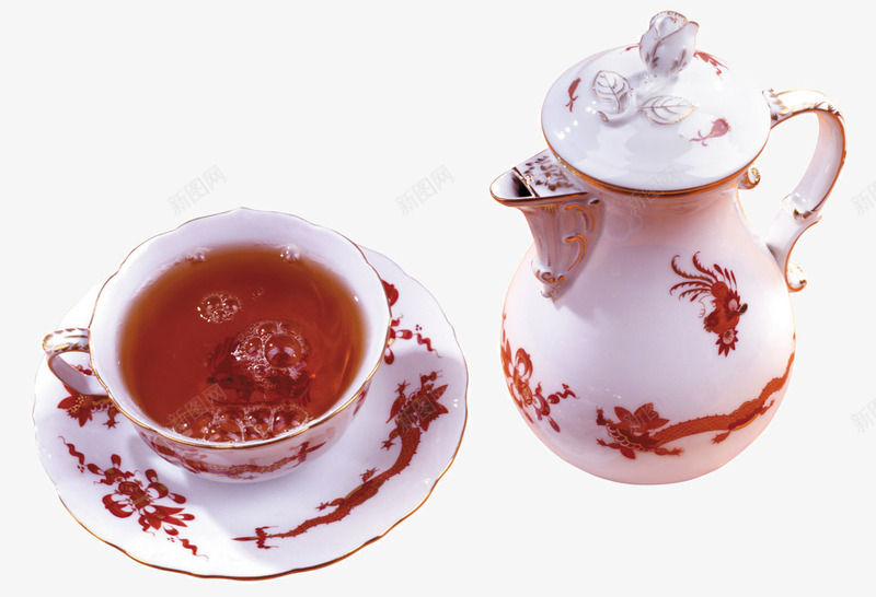 古典红茶茶具png免抠素材_88icon https://88icon.com 古典 玫瑰花 红茶 花纹 茶 茶具 茶壶 茶杯