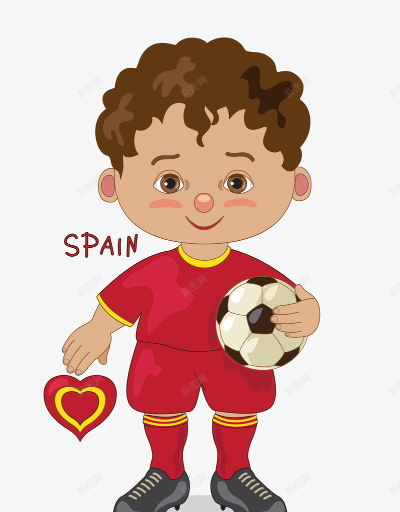 世界杯卡通人物西班牙队png免抠素材_88icon https://88icon.com 世界杯 卡通西班牙 西班牙 西班牙国家队 西班牙足球队 西班牙队 足球 踢足球 踢足球的运动员
