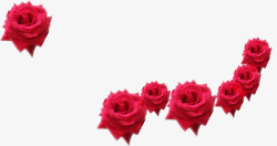 红玫瑰婚礼海报素材