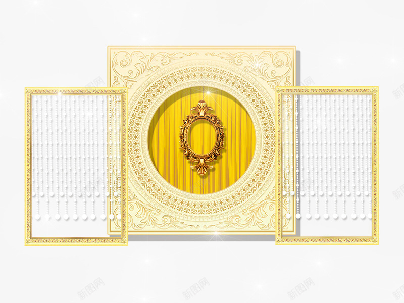 欧式婚礼迎宾区效果png免抠素材_88icon https://88icon.com psd 布置 效果 渐变 现场 西式 黄色
