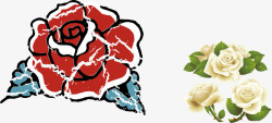 天之蓝logo一片玫瑰花图标高清图片