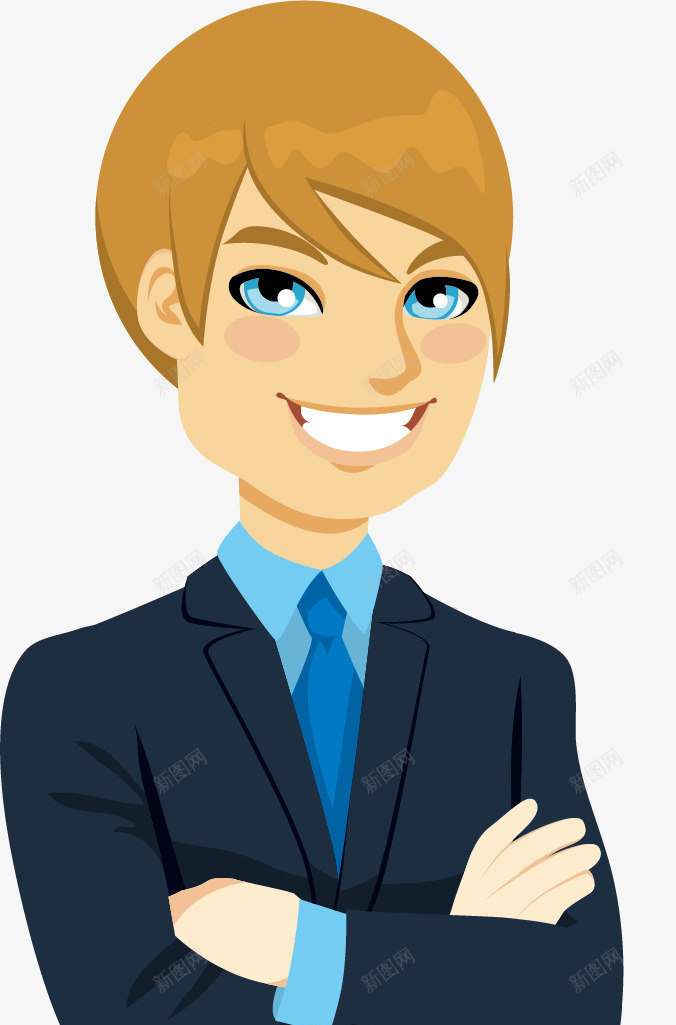 手绘黄头发西装男士png免抠素材_88icon https://88icon.com 创意 卡通 彩色图 手绘图 漫画 男士 简单 西装 黄头发