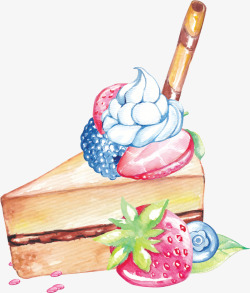 卡通简约美食面包甜点蛋糕家常菜素材