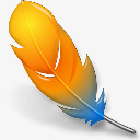 羽毛羽毛水晶软件桌面网页图标图标