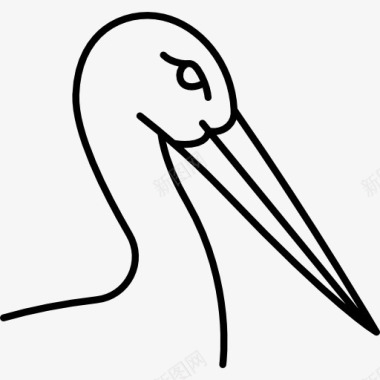 海里的动物鸟图标图标