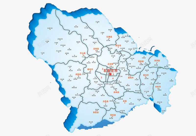 石家庄立体地图psd免抠素材_88icon https://88icon.com 地图 省会 石家庄 石家庄地图 立体