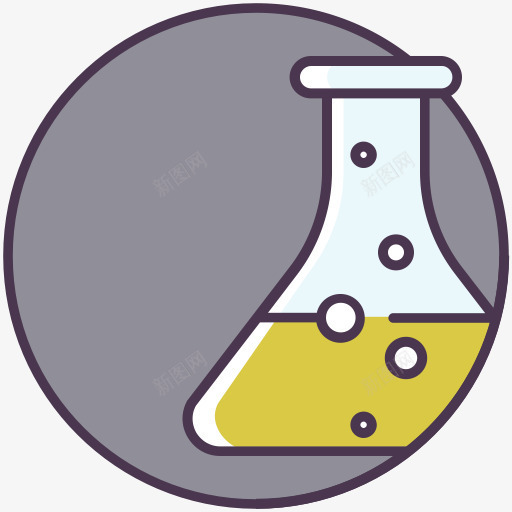 化学瓶液体科学线的颜色组合3png免抠素材_88icon https://88icon.com Chemical flask liquid science 化学 液体 瓶 科学