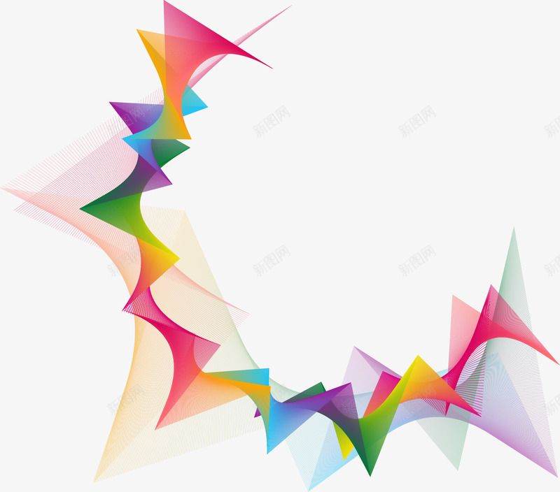 手绘彩色装饰封面矢量图ai免抠素材_88icon https://88icon.com 动感 封面 彩色 手绘 线条 装饰 矢量图