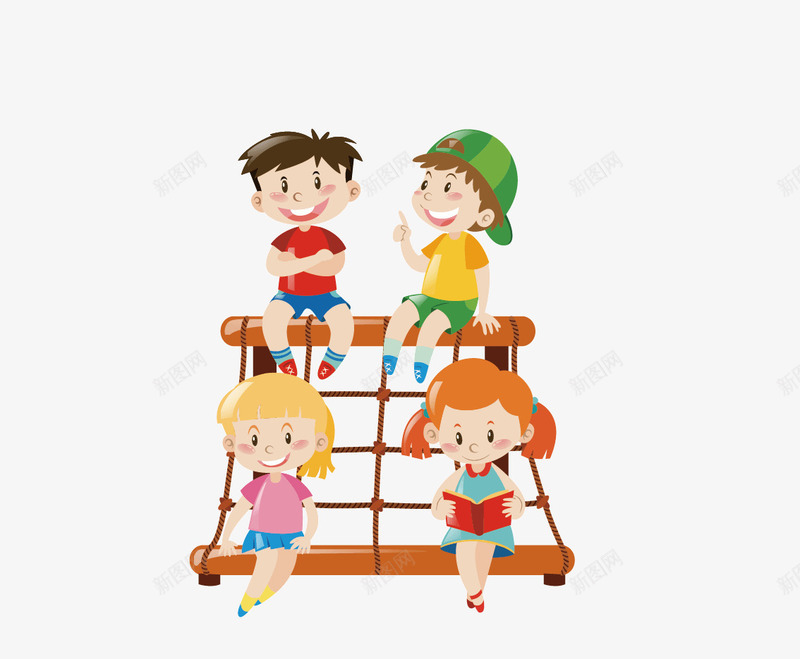 卡通手绘幼儿园儿童png免抠素材_88icon https://88icon.com 儿童 卡通儿童 学习 幼儿园 手绘女孩 插画 活动时间 游戏 男孩 看书