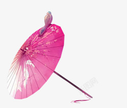 折纸伞古风装饰折纸伞高清图片