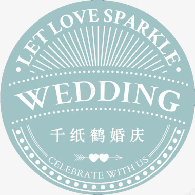 蒂芙尼主题婚礼logo图标图标