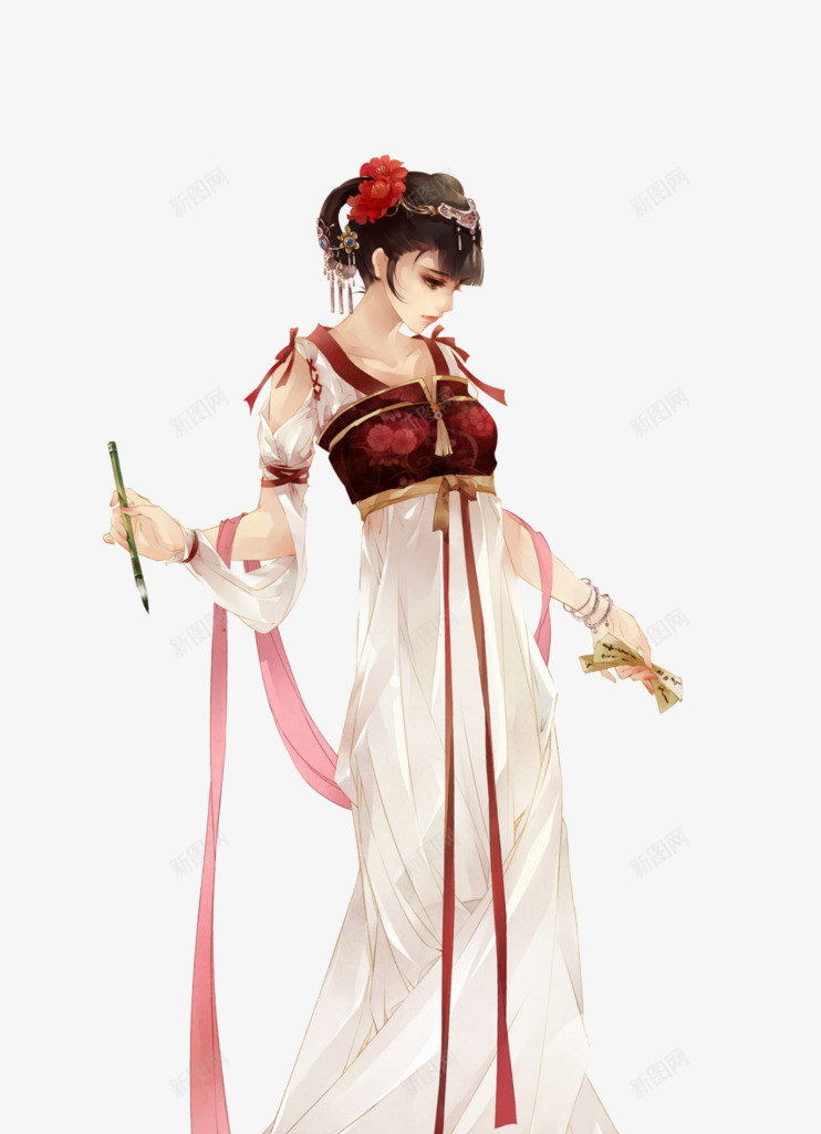 古风美女墨香娴静执笔书画女子png免抠素材_88icon https://88icon.com 书画 古风 墨香 女子 娴静 执笔 美女