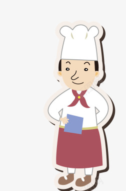 打鼓素材源文件卡通厨师图标psd源文件图标