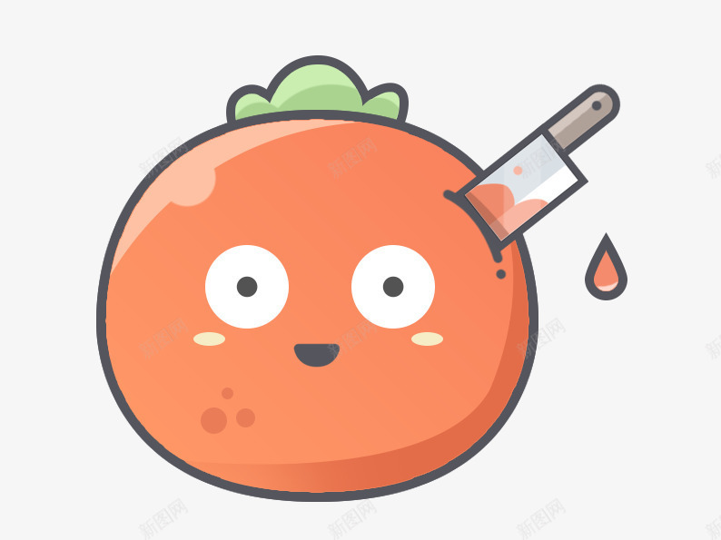 插在西红柿上的刀子psd免抠素材_88icon https://88icon.com 刀子 创意水果 创意表情 卡通水果 水果 西红柿