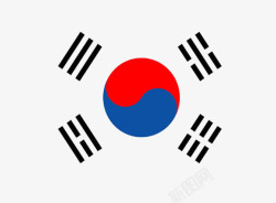 韩国国旗国旗标志高清图片