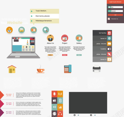 qq界面设计UI元素矢量图图标图标