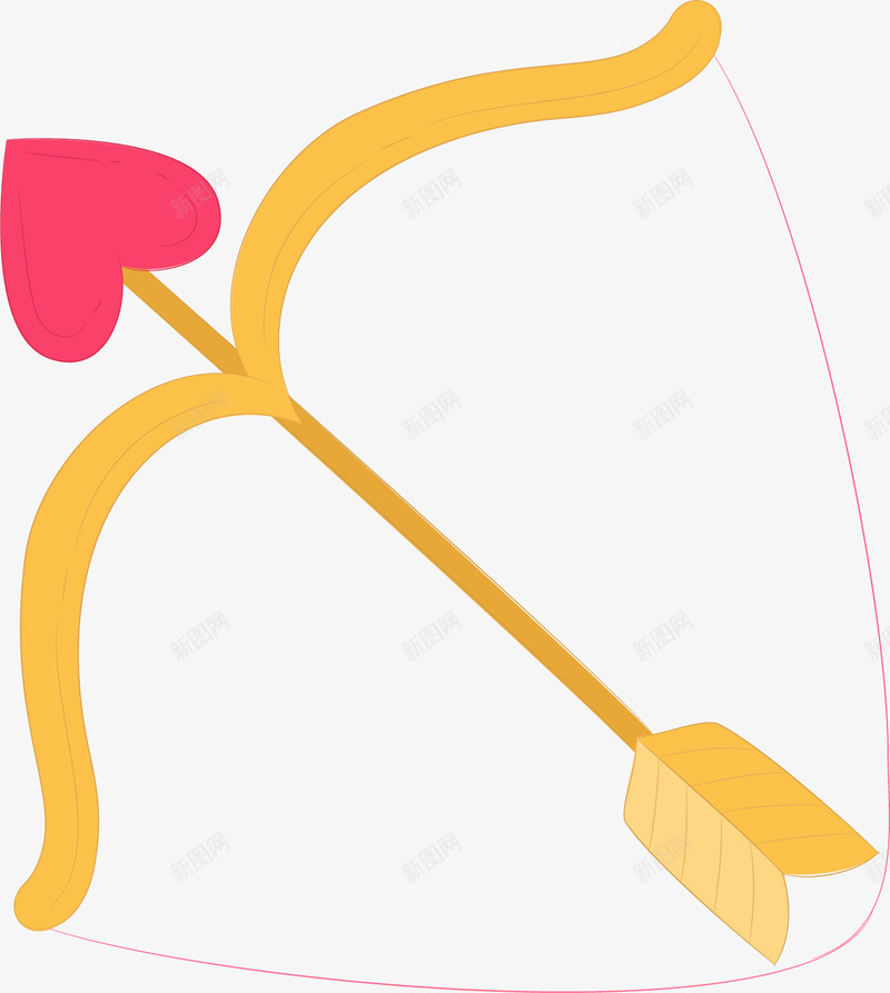 爱心羽毛弓箭png免抠素材_88icon https://88icon.com 卡通手绘 弓箭 拉弓的箭 水彩画 爱心 羽毛 装饰图案