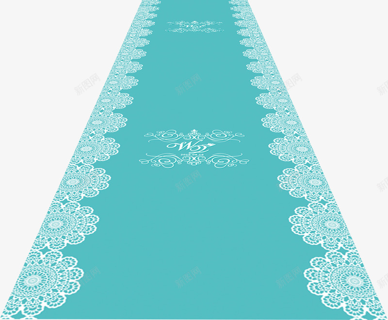 婚礼地毯png免抠素材_88icon https://88icon.com 地毯 婚礼 蓝色 设计