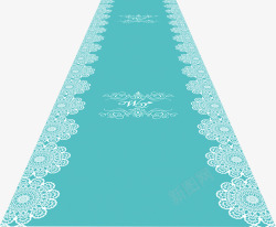 婚礼地毯素材