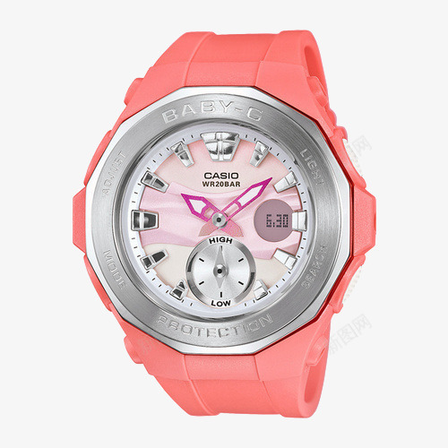 CASIO卡西欧手表彩色时尚手表png免抠素材_88icon https://88icon.com 产品实物 卡西欧手表 女士手表