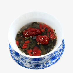 饱满红枣产品实物红枣枸杞养生花茶高清图片