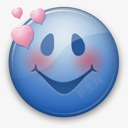 love爱情感blueticons表情图标图标