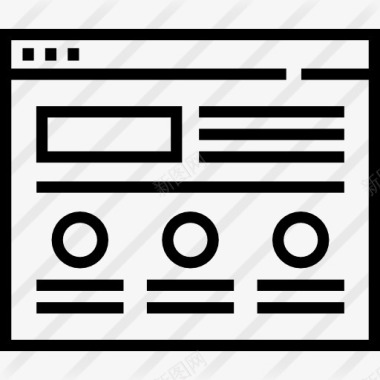 SEO和Web浏览器图标图标