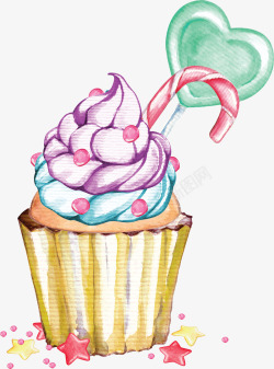 卡通简约美食面包甜点蛋糕家常菜素材