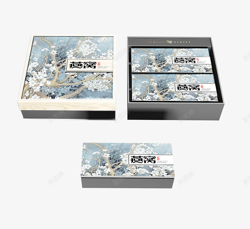 古典燕窝礼盒包装psd_88icon https://88icon.com 包装设计 古典 燕窝 燕窝包装 礼盒
