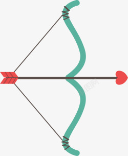 情人节丘比特爱神之弓素材