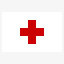 红十字红十字会平的图标图标