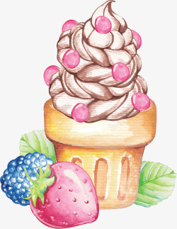 卡通简约美食面包甜点蛋糕家常菜素材