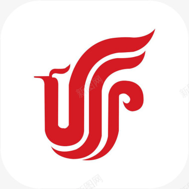 手机Up直社交logo应用手机中国国航旅游应用图标图标