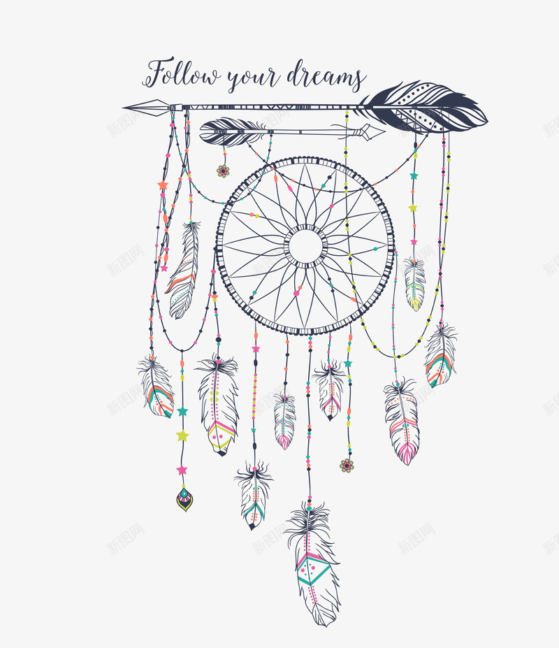 部落风格的美丽图腾png免抠素材_88icon https://88icon.com T恤印花 吊坠 图腾 圆形 宗教 手绘部落图腾纹样 民族风 简约 箭矢 羽毛