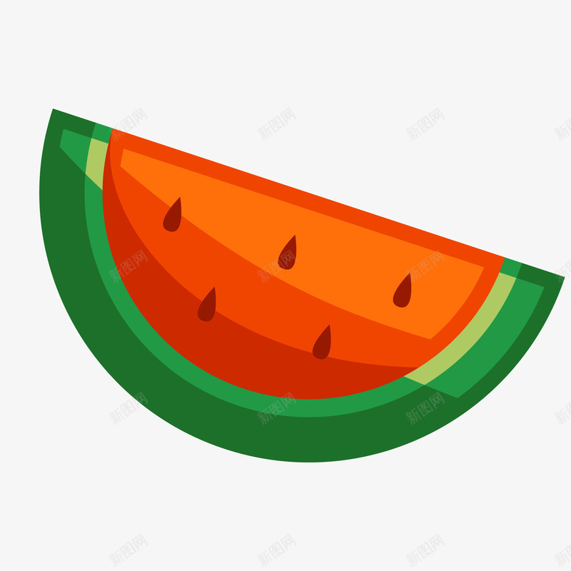 卡通西瓜标签矢量图ai免抠素材_88icon https://88icon.com 卡通 标签设计 植物 水果 红色 西瓜 食物 矢量图