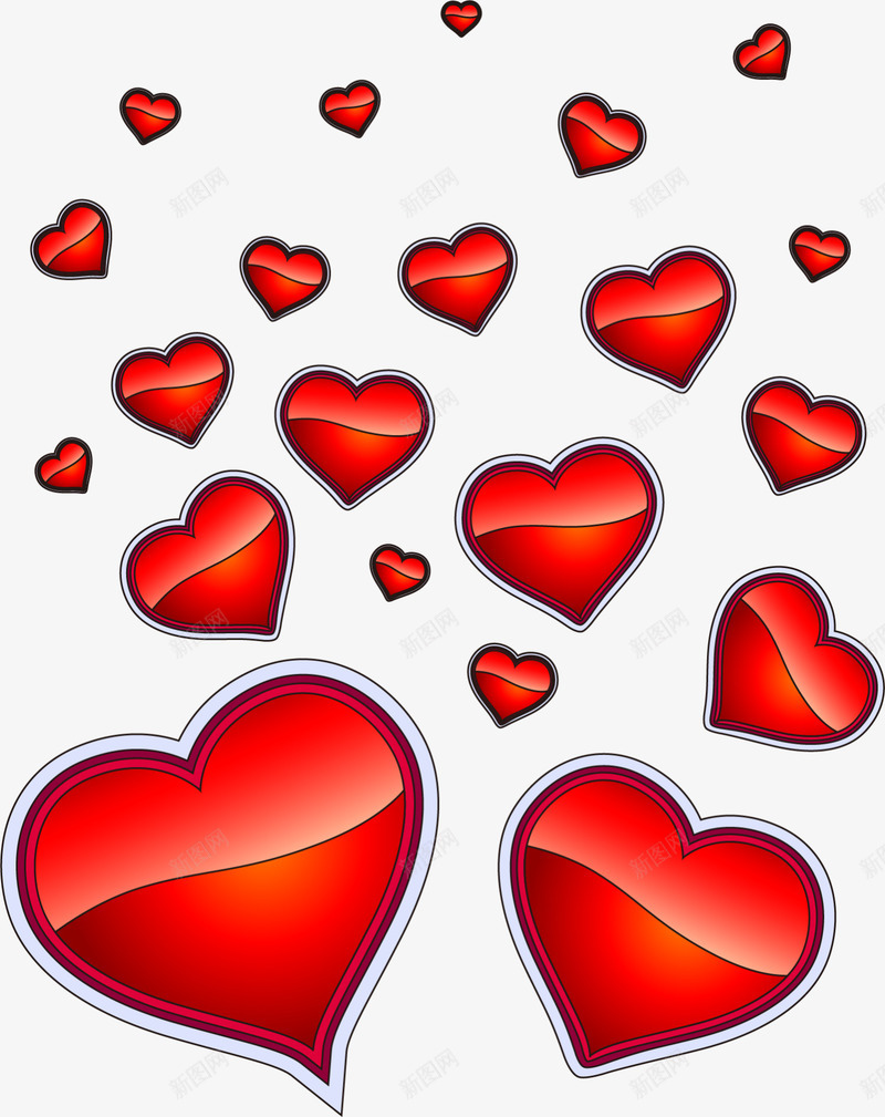 红色情人节漂浮爱心png免抠素材_88icon https://88icon.com LOVE 婚庆 情人节 浪漫 漂浮爱心 爱情 红色爱心 闪耀爱心