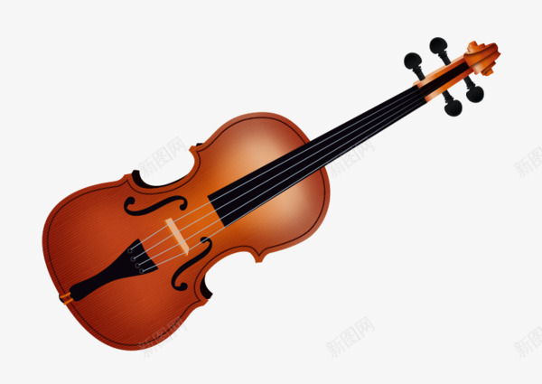 卡通高贵小提琴造型png免抠素材_88icon https://88icon.com 乐器 卡通手绘 小提琴 西方古典乐器