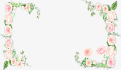 玫瑰花画框素材
