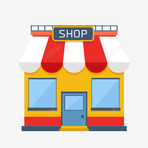 卡通商店标志png免抠素材_88icon https://88icon.com 买东西 卡通 商店 标志 百货店logo 购物