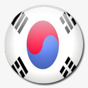 韩国南国旗国圆形世界旗素材