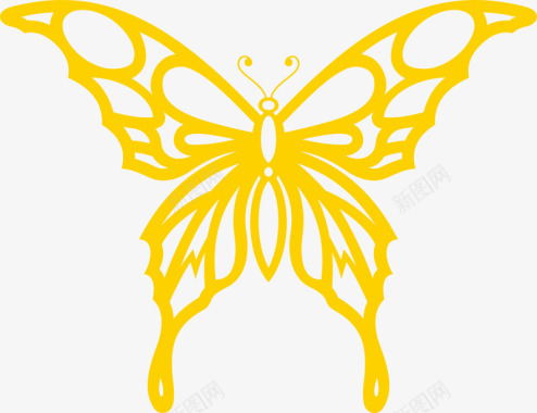 蝴蝶元素图标图标