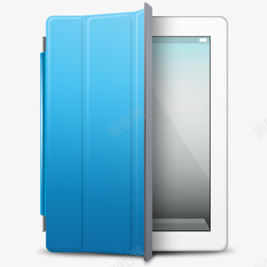 iPad白色蓝色图标图标