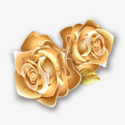 铂金玫瑰花免费素材