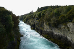 新西兰胡卡瀑布新西兰胡卡瀑布高清图片