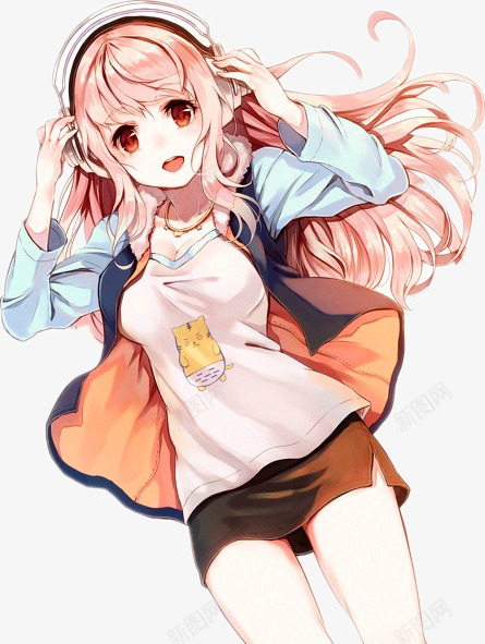 听音乐的卡通少女古风手绘png免抠素材_88icon https://88icon.com 卡通 古风 少女 手绘 音乐