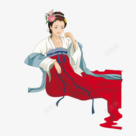 侍女psd免抠素材_88icon https://88icon.com 古代侍女 古风 彩色