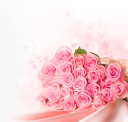 粉色花朵封面素材