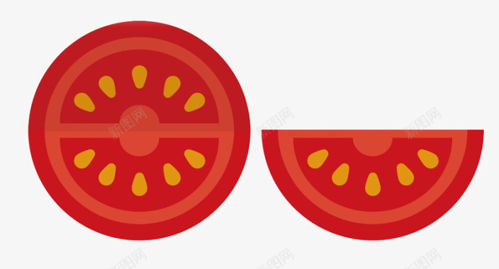 西红柿有机绿色农业番茄西红柿图标图标