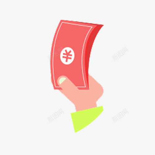 手拿代金券png免抠素材_88icon https://88icon.com 代金券 优惠活动 卡通插画 红色代金券