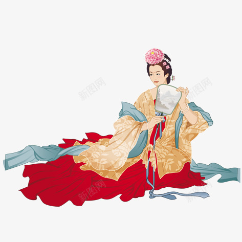 侍女psd免抠素材_88icon https://88icon.com 古代侍女 古风 彩色